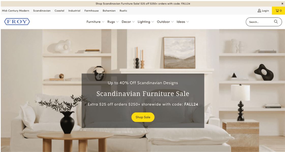 Sample Shopify store layout 3